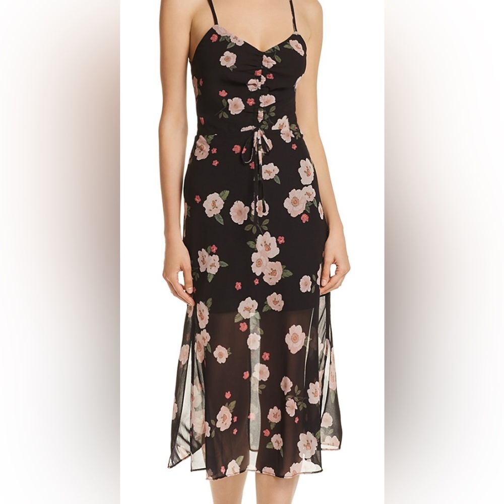La Maison Talulah Floral Midi Dress Sz S